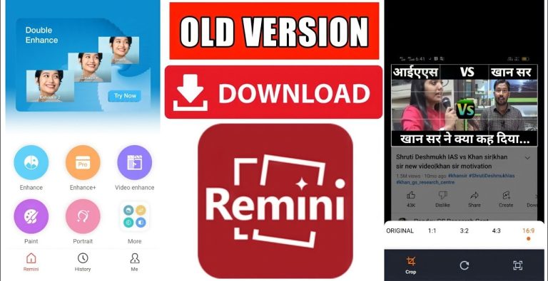 Remini Mod APK Old Versions (No Ads) Free Download for Android